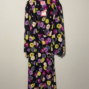 Kate spade winter garden wrap dress size 10